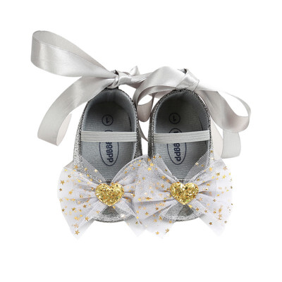 

2018 New Baby Shoes Newborn Bow Tie Strap Toddler The First Walker Shoes Girl Princess Dance Shoes