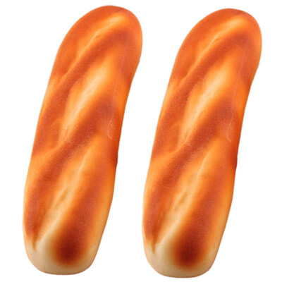 

Gobestart 2PCS Squishy Bread Food French Baguette Squish Soft Food Toys Decoration