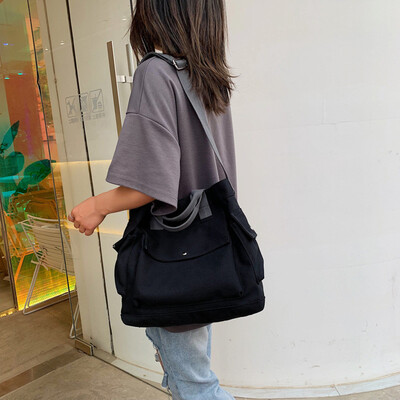 

Tailored Women Fashion Canvas Patchwork Coin Purse Shoulder Tote Handbag Casual Bag