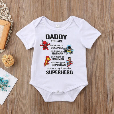 

Infant Baby Boy Girl Short Sleeve Romper Bodysuit Jumpsuit Summer Outfit Clothes