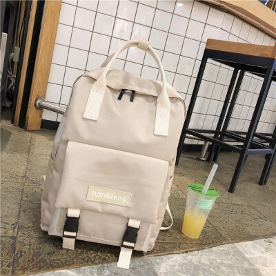 

Ins schoolbag female Korean version of high school students Chaobai Japanese Department simple Baitamori Department ancient feelin