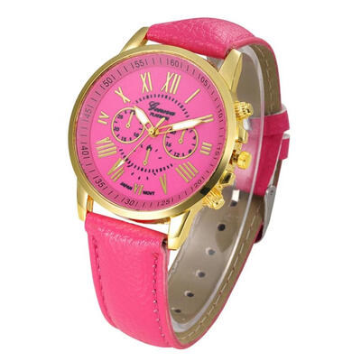 

Fashion Watches luxury brand fashionable Women Girl Ladies Leather Band Analog Quartz Watch WristWatches relogio feminino