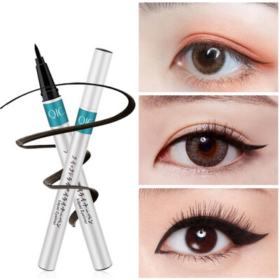 

Summer Silver Tube Eyeliner Quick Drying Long-lasting Waterproof Smudge-proof Black Eyeliner