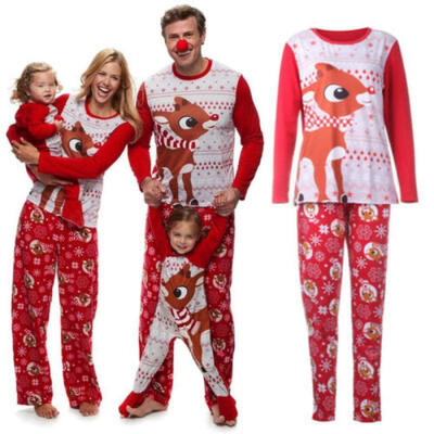 

Christmas Family Matching Pyjamas Pajamas Set Xmas Santa Sleepwear Nightwear CA