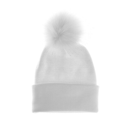 

Tailored Winter Single Ball Wool Knitted Cap Autumn Winter Ladys Warm Wool Hat