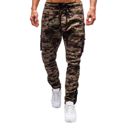 

Gobestart Men Camouflage Pocket Overalls Casual Pocket Sport Work Casual Trouser Pants