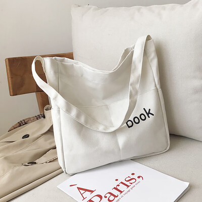 

Tailored Women Fashion Canvas Bag Large Capacity Dumplings Messenger Bag Shoulder Bag