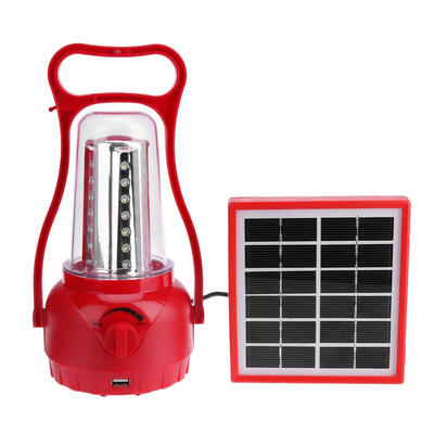

Solar Powered 35LED Camping Tent Light Stepless Dimmable Outdoor Lantern