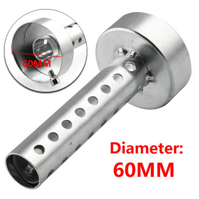 

1pc Motorcycle Silver Exhaust Pipe Muffler Baffle Noise Reducer Silencer 59-60mm