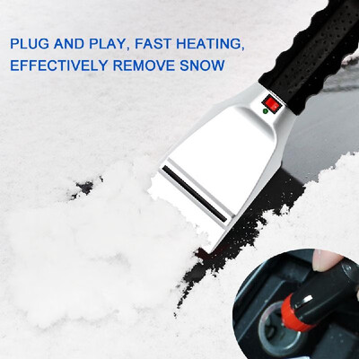 

Car Automatic Heating Snow Shovel 12V Vehicle Smoke-lighter Type Snow Melting Heater Defrosting Removal Dehumidifier