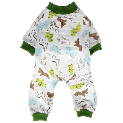 

Cute Cartoon Print Dogs Romper Pet Puppy Cat Sleeping Wear Clothes Jumpsuit