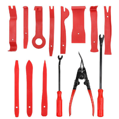 

19pcs Auto Car Audio Radio Interior Door Panel DIY Plasti c Demolition Installation Pry Tool Repairing Hand Tools Kit Screwdriver