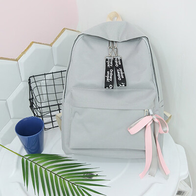 

Tailored Unisex Canvas Letter Backpack Outdoor Travel Backpack Student Bag