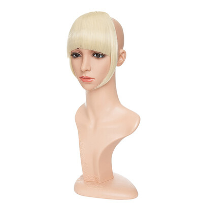

Hair Bangs Clip in Hair Extensions Front Neat Bang Fringe One Piece Striaght Hairpiece Accessories