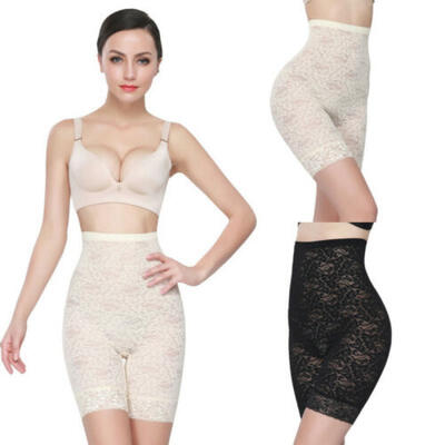 

Womens High Waist Shapewear Lace Panty Slim Tummy Underwear For Body Shaping