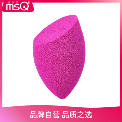 

Charm silk MSQ makeup sponge beauty egg purple red makeup makeup puff beauty egg wet&dry sponge BB puff oblique powder