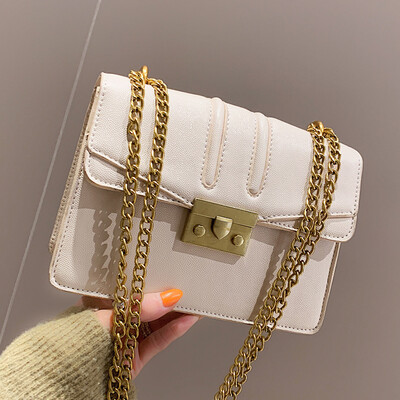 

Women 2019 on the new tide Korean ins Super Dionysus bag Joker shoulder slung chain small square bag