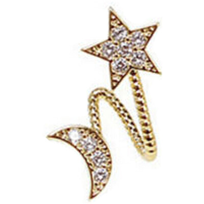 

New Arrivals Fashion Jewelry Exquisite Diamond Ear Earrings Stars Love Moon