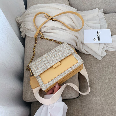 

Summer new bag handbags new 2019 Korean version of the small fresh wild shoulder slung fashion chain small square bag