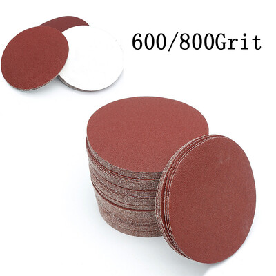 

50pcs Self Adhesive Sanding Discs 125mm 600 GRIT Sander Orbital Polishing Sand