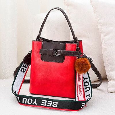 

Spring&summer new fashion casual Joker fashion shoulder portable messenger bag personality bucket bag womens bag