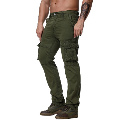 

Gobestart Fashion Mens Regular Fit Pants Cargo Pants Casual Trousers Work Pants