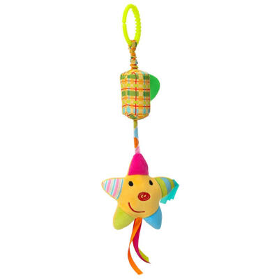 

Cartoon Car Hanging Doll Kid Squeak BB Sound Wind Chimes Appease Rattle Toy