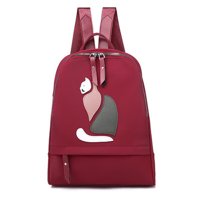 

Double shoulder bag female Xiaoqing new fashion Korean version of street large capacity leisure student backpack