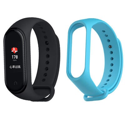 

Xiaomi Mi Band 4 095 inch AMOLED 5ATM Heart Rate Smart Wristband wStrap