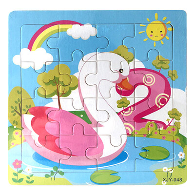 

Tailored Wooden Puzzle Educational Developmental Baby Kids Training Toy