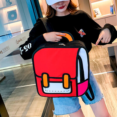 

Tailored New Large-capacity Campus Personality Student Backpack Comics Stereo Package