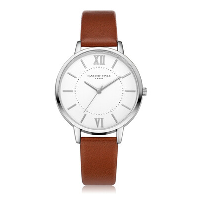 

Lvpai P357 Women Silver Dial PU Leather Quartz Watch