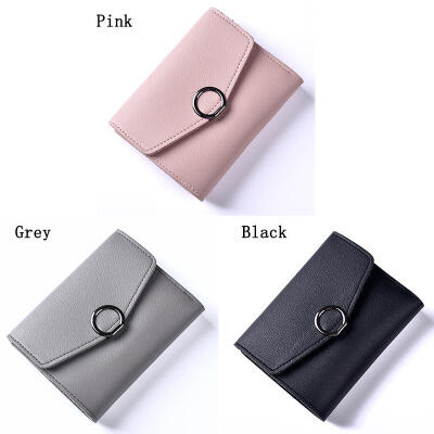 

Cute Small Women Purse Leather Pu Mini Wallet Short Card Holder Handbag