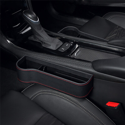 

Car Organizer Seat Gap PU Case auto Storage Box Pocket Seat Side Slit for Phone Coins Cigarette Keys Cards Wallet For Universal