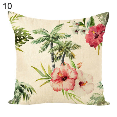 

Flower Green Plants Square Throw Pillow Case Cushion Cover Sofa Bed Car Decor