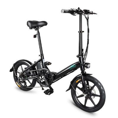 

14 Inch Folding Power Assist Eletric Bicycle Moped E-Bike 250W Brushless Motor 36V 52AH