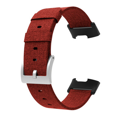 

〖Follure〗Replacement Woven Canvas Fabric Watch Band Wrist Strap For Fitbit Charge 3