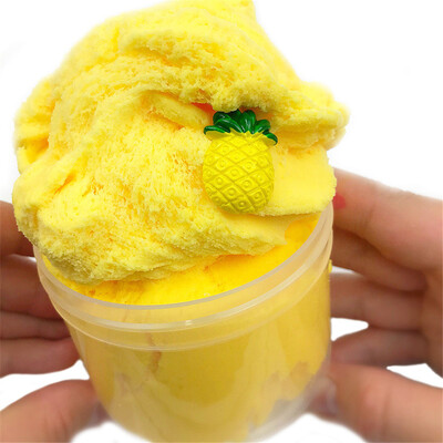 

〖Follure〗Mixing Cloud Slime Pineapple Putty Scented Stress Kids Crystal Clay Toy