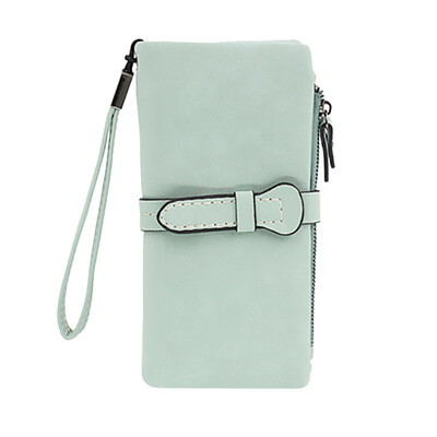 

Tailored Womens 2019 New Matte Zipper Long Wallet Multi-Function Mobile Phone Bag