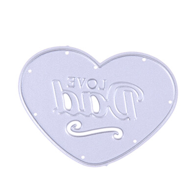 

Love Dad Cutting Dies Stencils DIY Scrapbooking Craft Album Paper Card