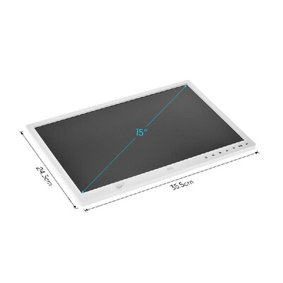 

Andoer 15 Inch Large Screen LED Digital Photo Frame Desktop Album 1280 800 HD Music Video eBook Clock Calendar Functions wit