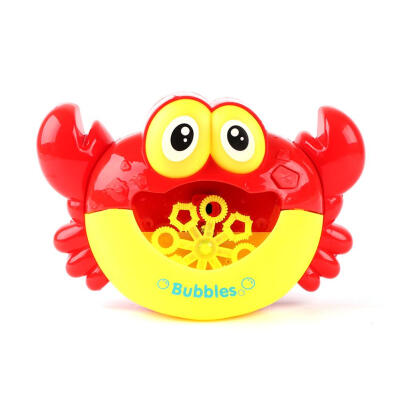 

Electric Crab Bubble Machine Bathtub Bubble Maker Light Music Baby Bath Toy