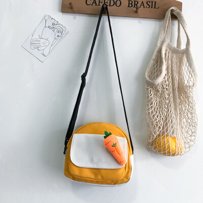 

Tailored Women Fashion Canvas Patchwork Radish Coin Purse Shoulder Handbag Casual Bag