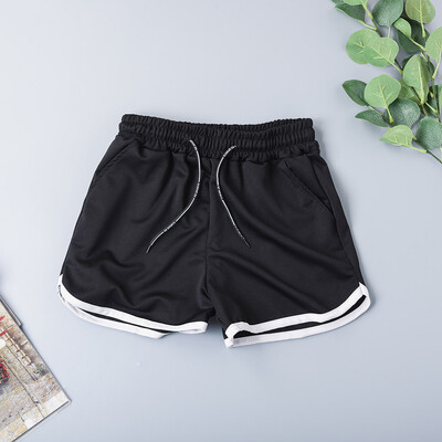 

Tailored Womens Solid Mid Waist Loose Shorts Drawstring Waist Ringer Shorts Pants