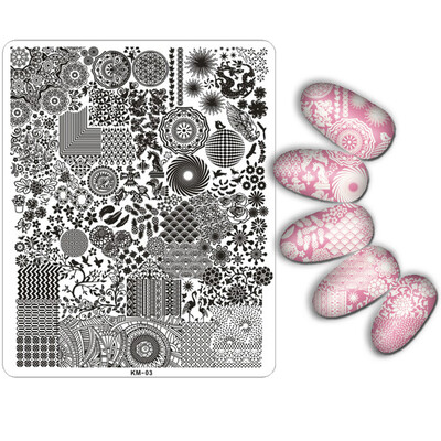 

Toponeto DIY Nail Art Image Stamp Stamping Plates Manicure Template