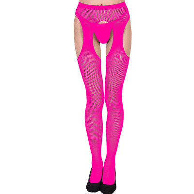 

Toponeto Women Sexy Fishnet Open Soft Tights Lingerie Transparent Erotic Lace Bodysuit