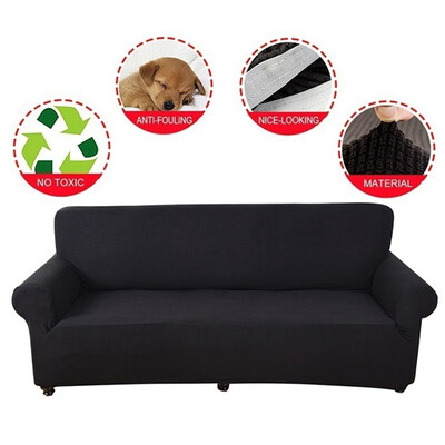 

Mordern 123 Seater 1-Piece Polyester Spandex Fabric Stretch Slipcovers Sofa Couch Covers
