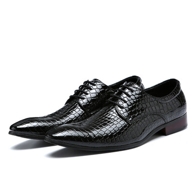 

European&American fashion snake pattern mens shoes with low-cut shoes