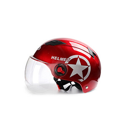 

Bike Motorcycle Half Face Helmet Sunscreen Ultraviolet-proof Protective Unisex Protective Gears Motorcycle Accessories