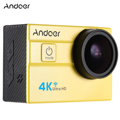 

Andoer​ Ultra HD Action Sports Camera 20" LCD 16MP 4K 25FPS 1080P 60FPS 4X Zoom WiFi 25mm 173 Degree Wide-Lens Waterproof 30M Car